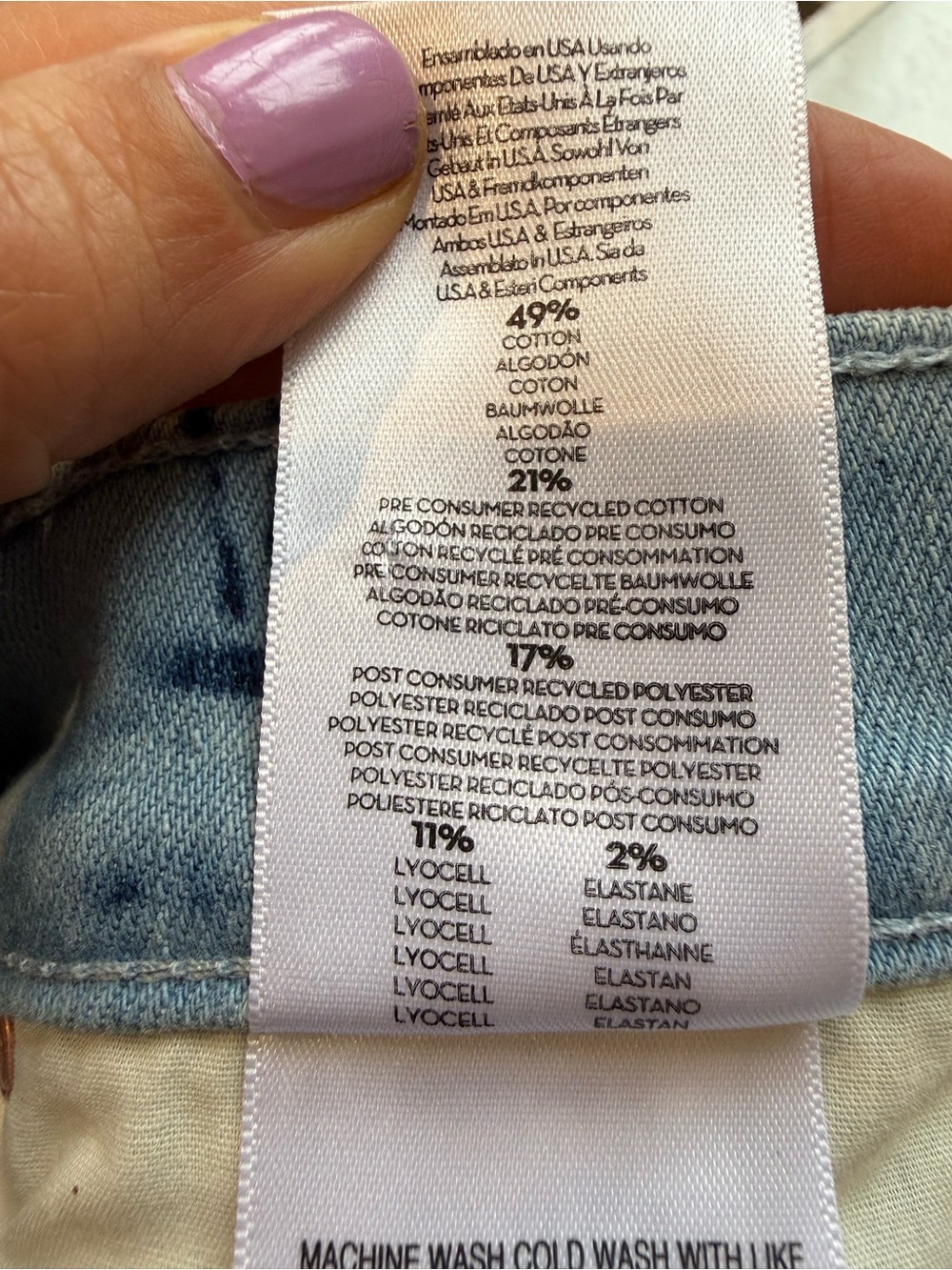 MOTHER The Doozy high waisted flare in acid bleach washed laundry days size 28 - Picture 11 of 13